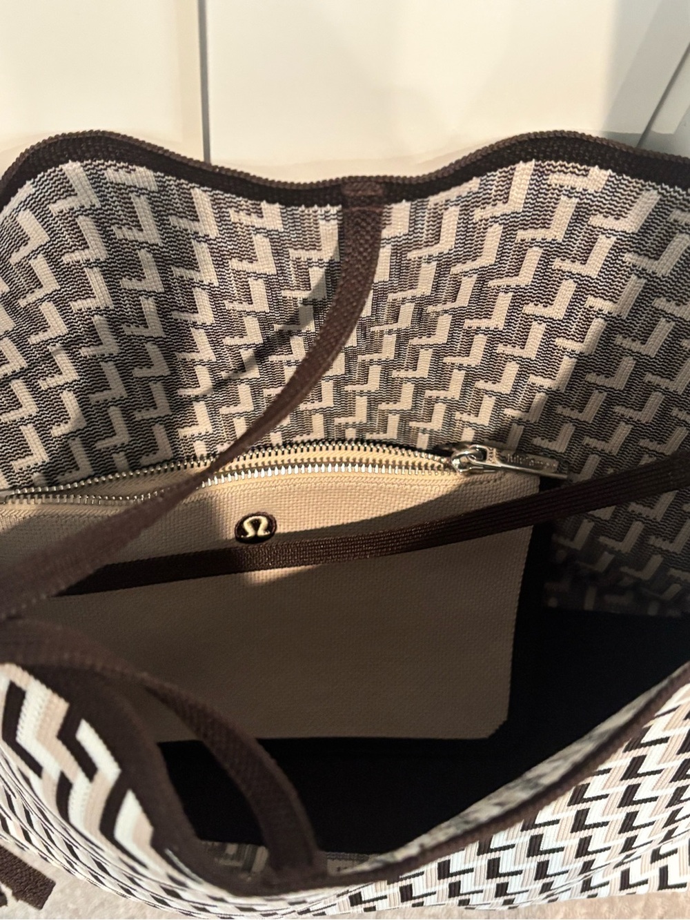 Lululemon Shoulder Bag Monogram Knit 12L - Picture 2 of 2